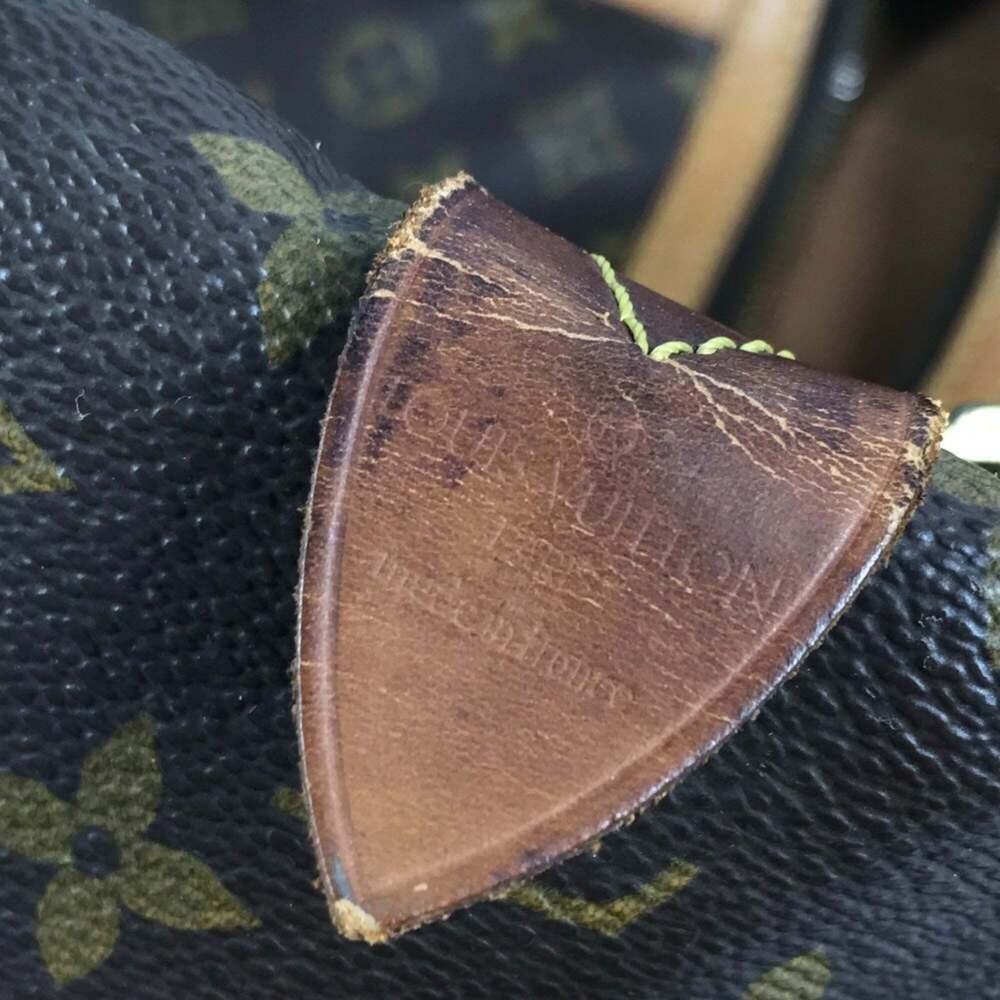 LOUIS VUITTON Brown Monogram Canvas Boston Bag - Picture 16 of 16